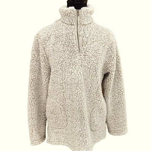 Love Tree 1/4 zip faux Sherpa jacket size M - Picture 1 of 6